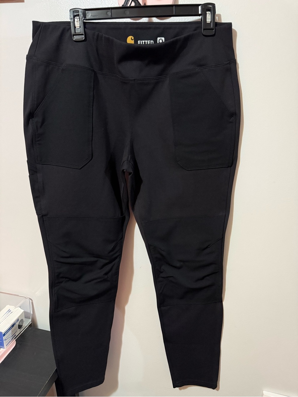 Carhartt Black Performance Leggings with Front Pockets